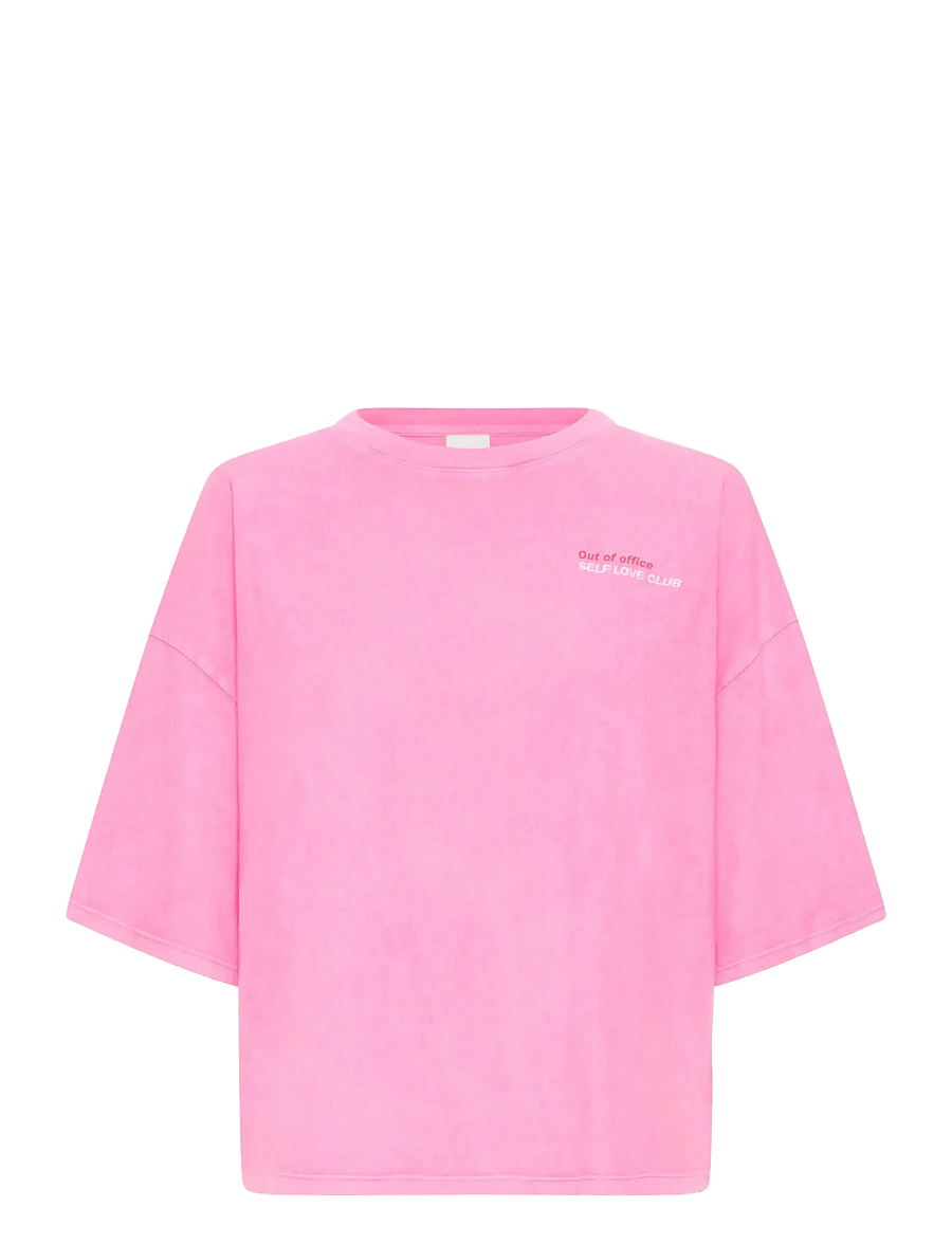 ICHI - IHNICA SS3 - t-shirts - wild orchid / fiery red - 1