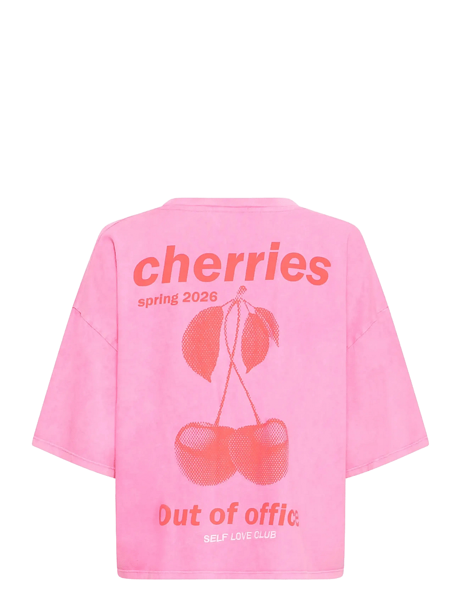 ICHI - IHNICA SS3 - t-shirts - wild orchid / fiery red - 2