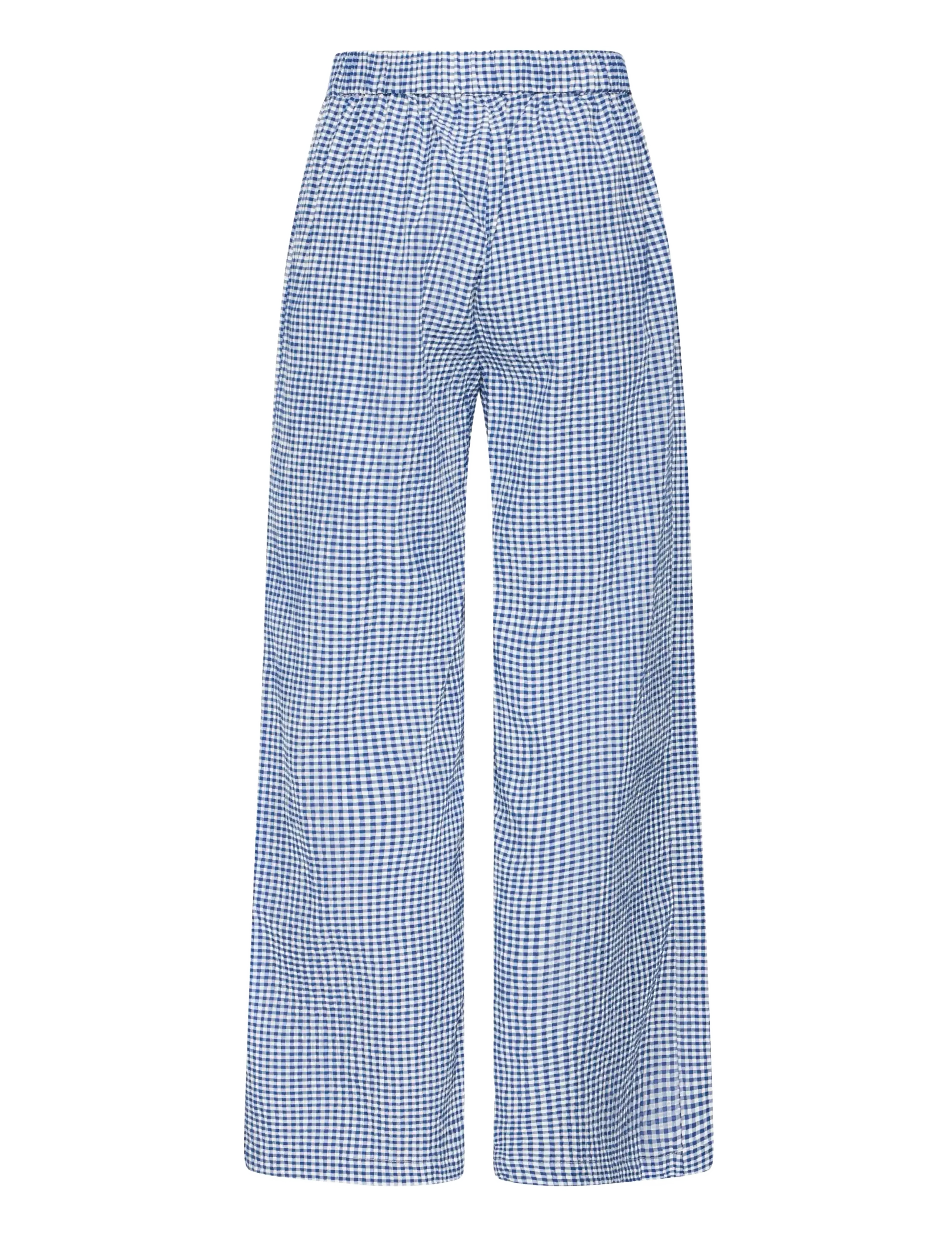 ICHI - IHJILMA PA - vida byxor - sodalite blue/white check - 2