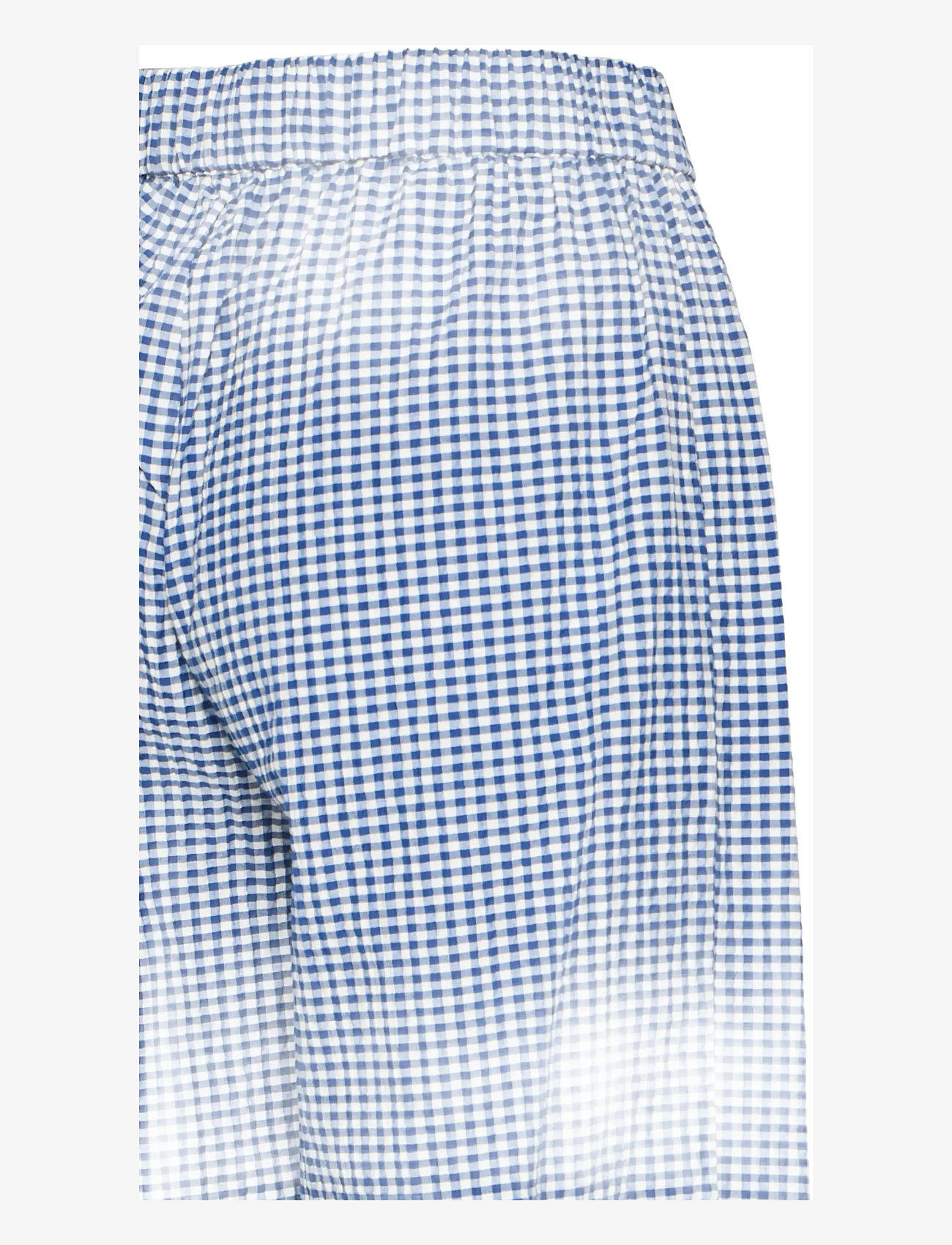 ICHI - IHJILMA PA - laia säärega püksid - sodalite blue/white check - 3