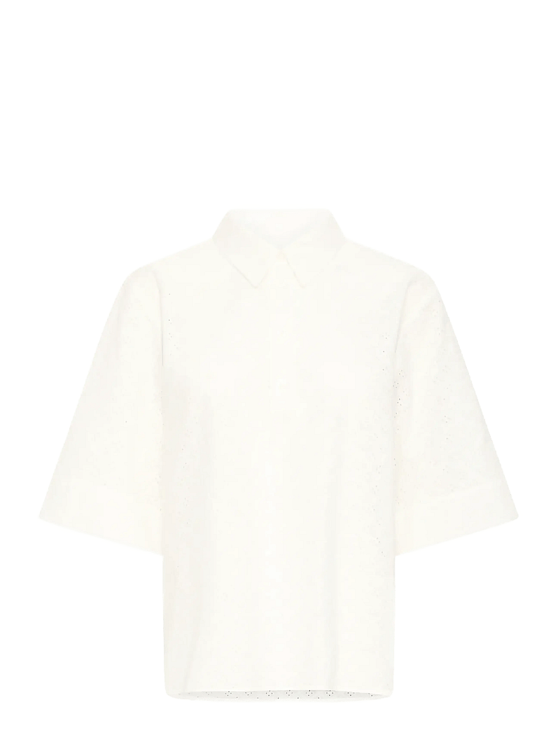 ICHI - IHCRIZA SS - pikéer - cloud dancer - 1