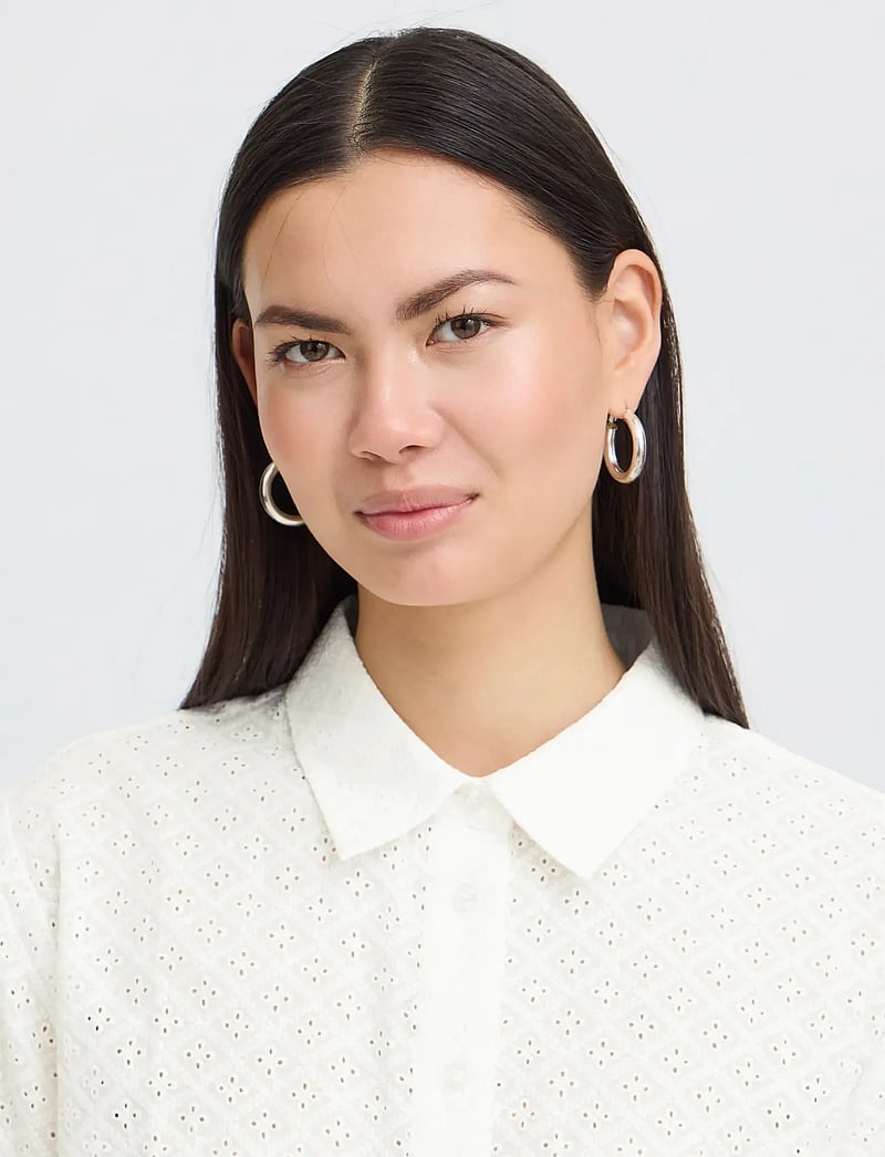 ICHI - IHCRIZA SS - pikéer - cloud dancer - 4