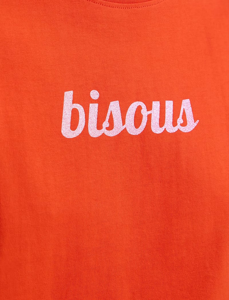 ICHI - IHLOMONI SS - t-shirts - fiery red/wild orchid - 4