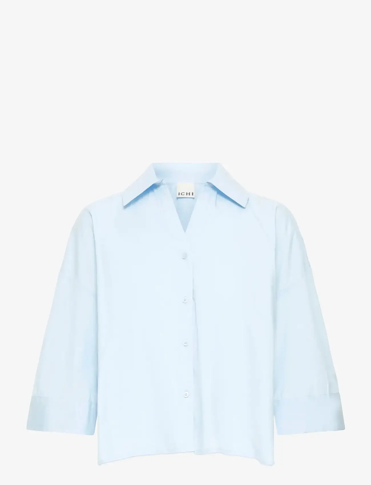 ICHI - IHLUANNE SH - short-sleeved shirts - floaty blue - 1