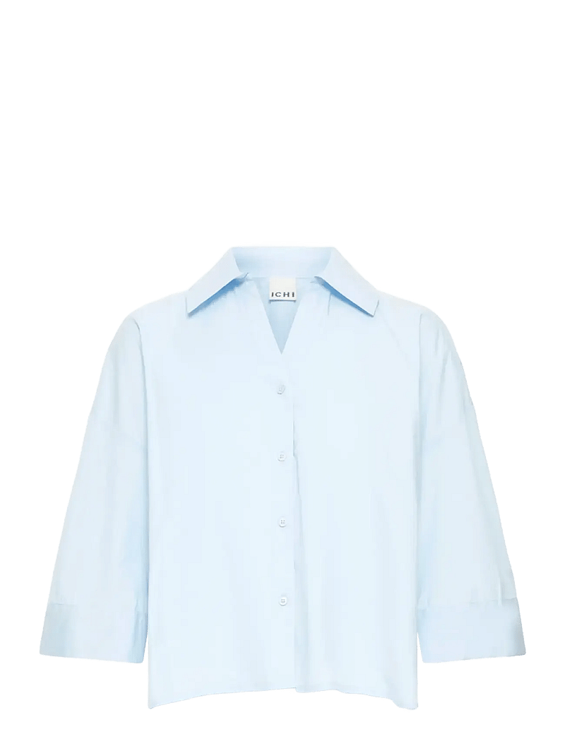 ICHI - IHLUANNE SH - short-sleeved shirts - floaty blue - 1