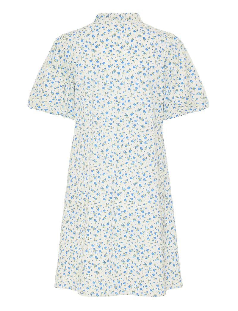 ICHI - IHQWIN DR4 - summer dresses - cloud dancer/blue flower - 2