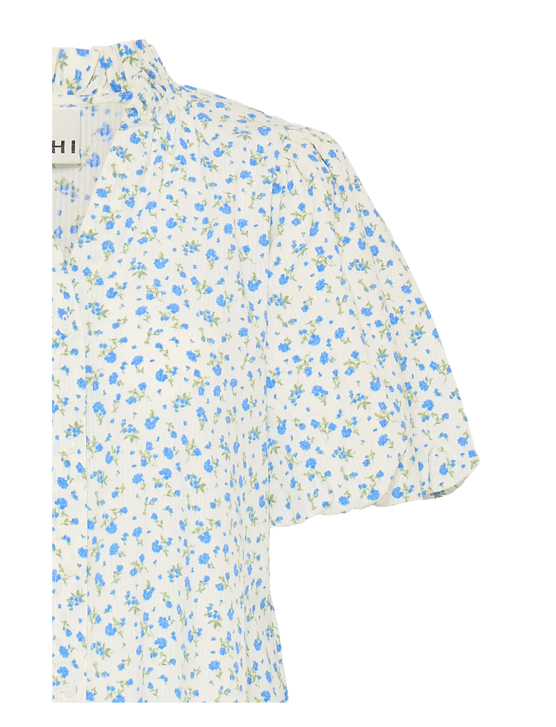 ICHI - IHQWIN DR4 - summer dresses - cloud dancer/blue flower - 3