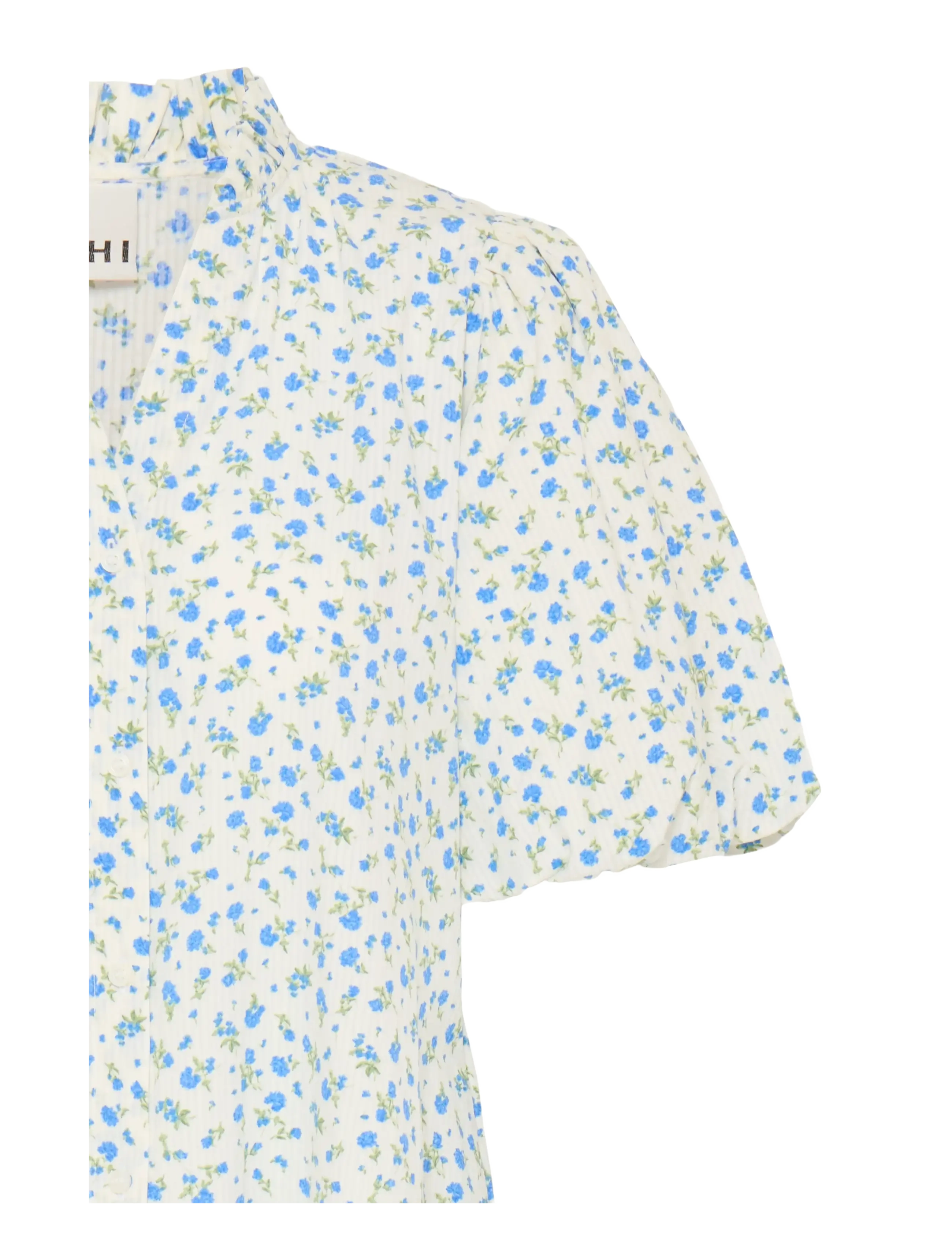 ICHI - IHQWIN DR4 - minikleidid - cloud dancer/blue flower - 3