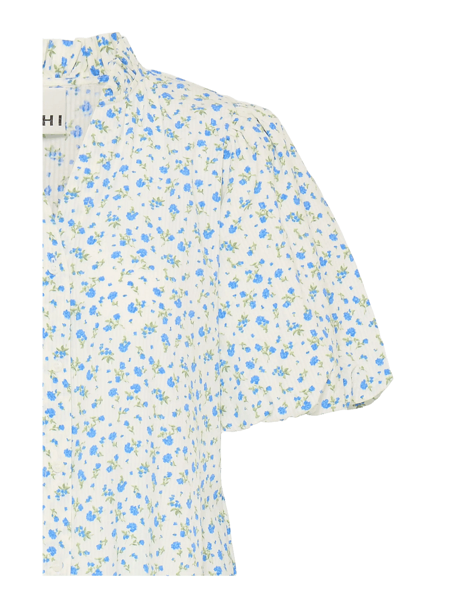 ICHI - IHQWIN DR4 - sommerkleider - cloud dancer/blue flower - 3