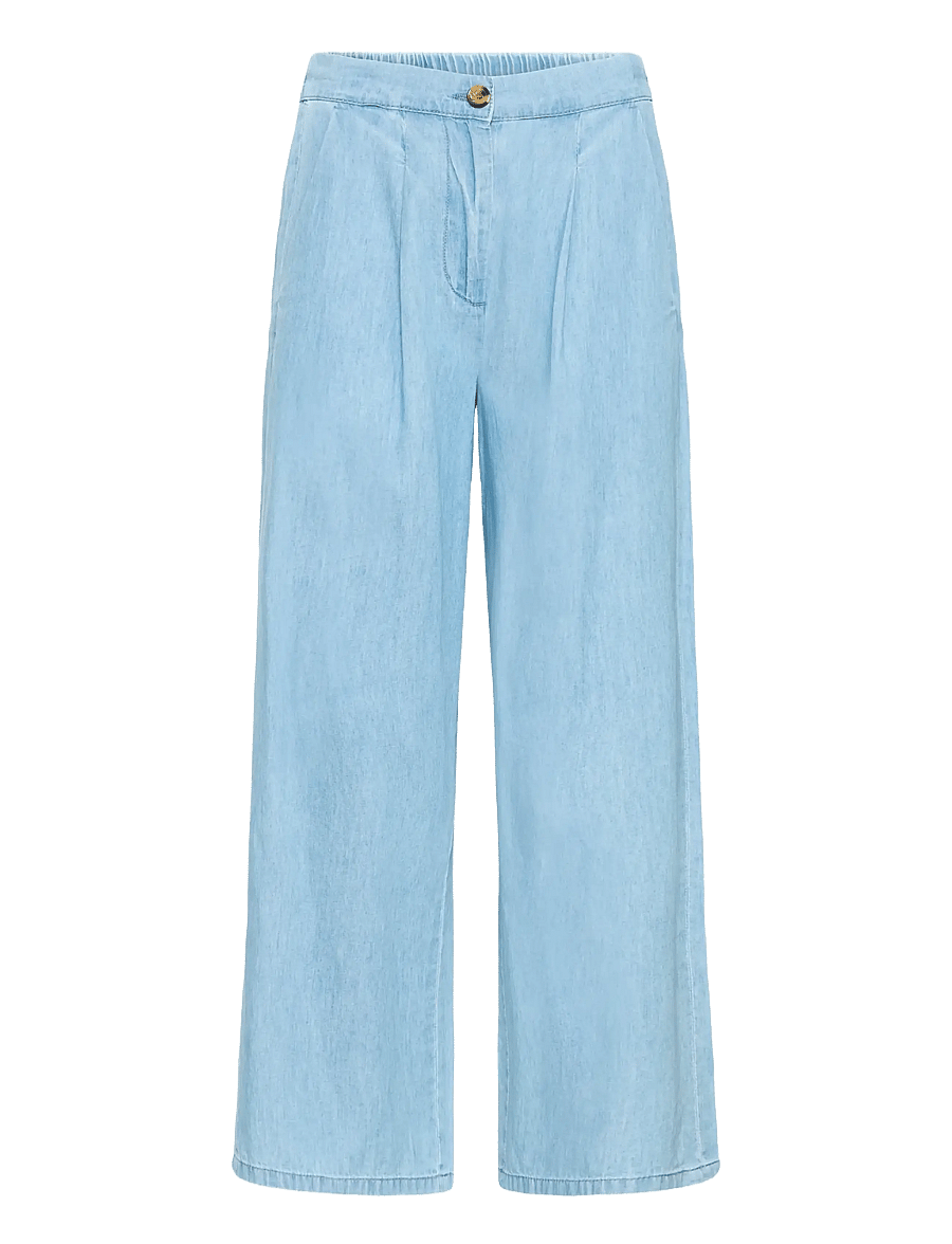 ICHI - IHBARCY PA2 - bukser med brede ben - light blue - 1