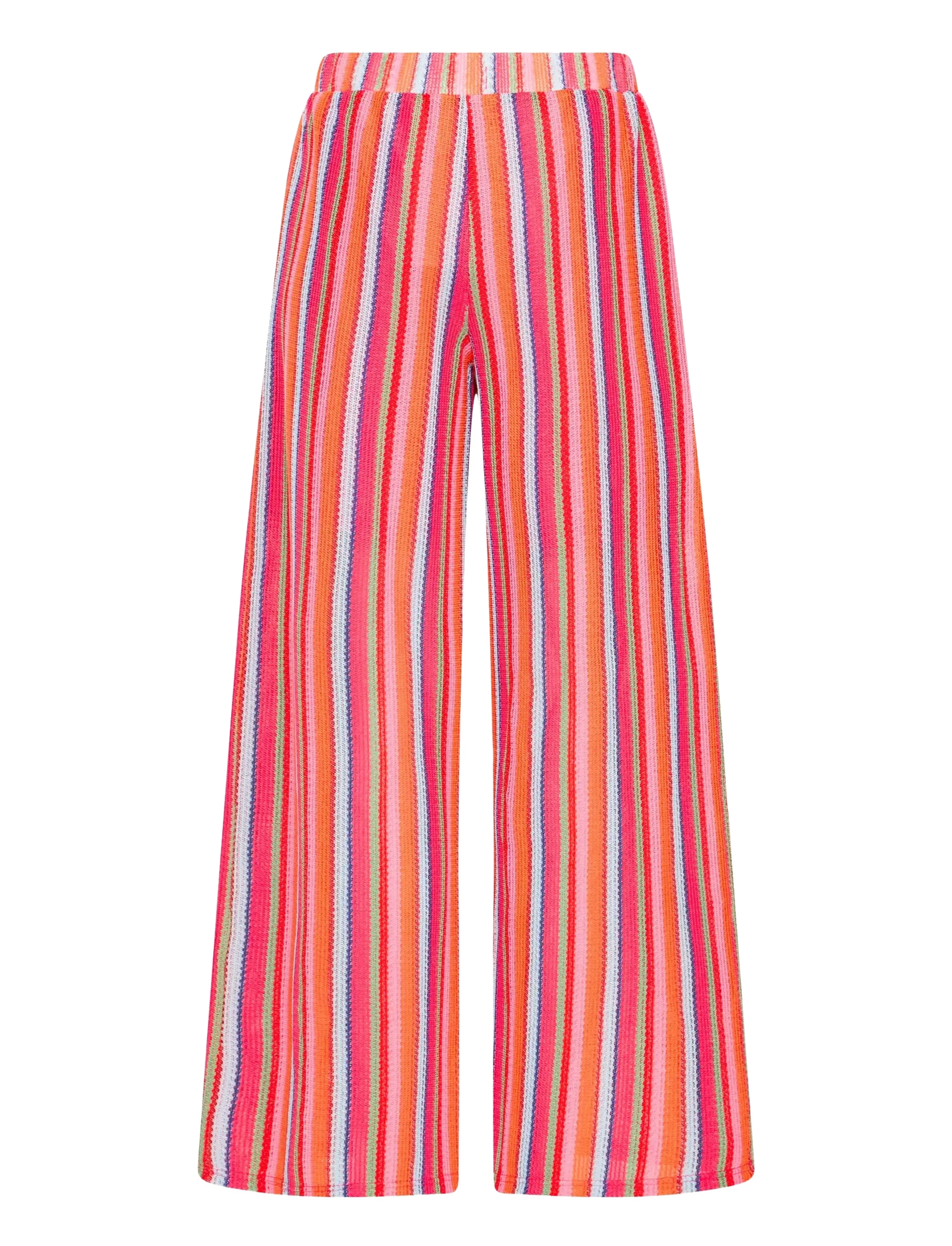 ICHI - IHLIBELLA PA - bukser med brede ben - multi stripe - 2
