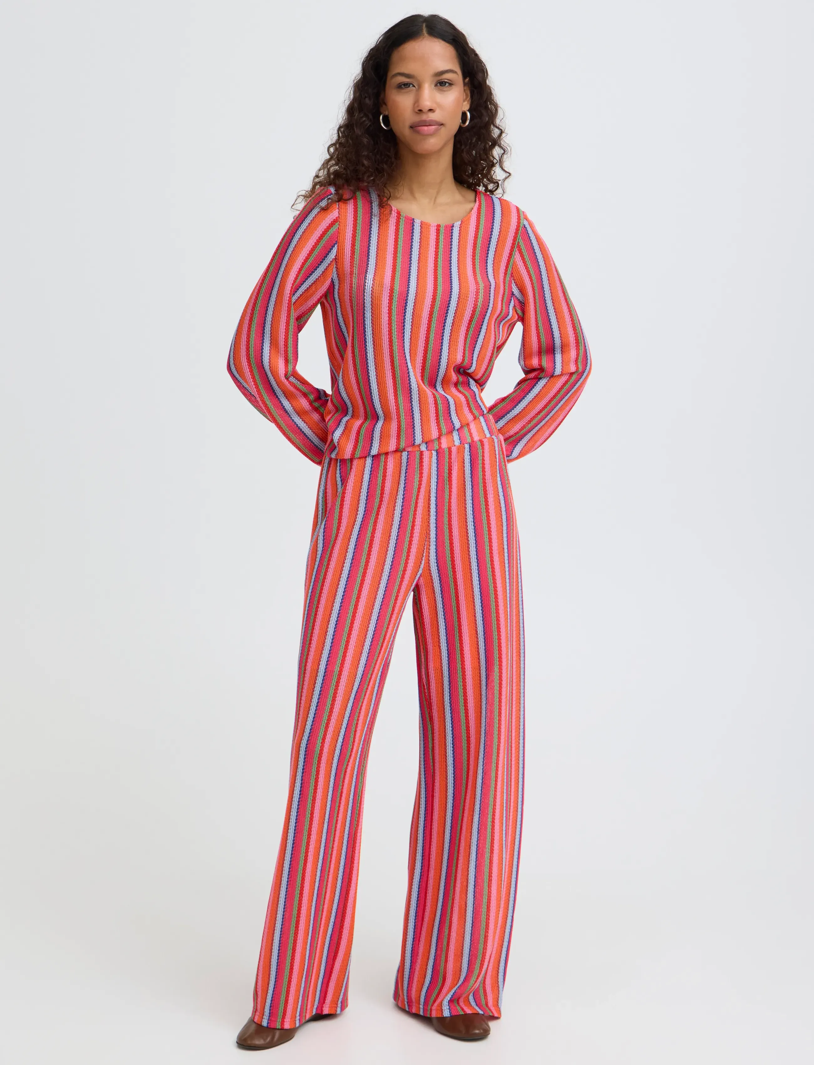 ICHI IHLIBELLA PA - Broeken - MULTI STRIPE / multi