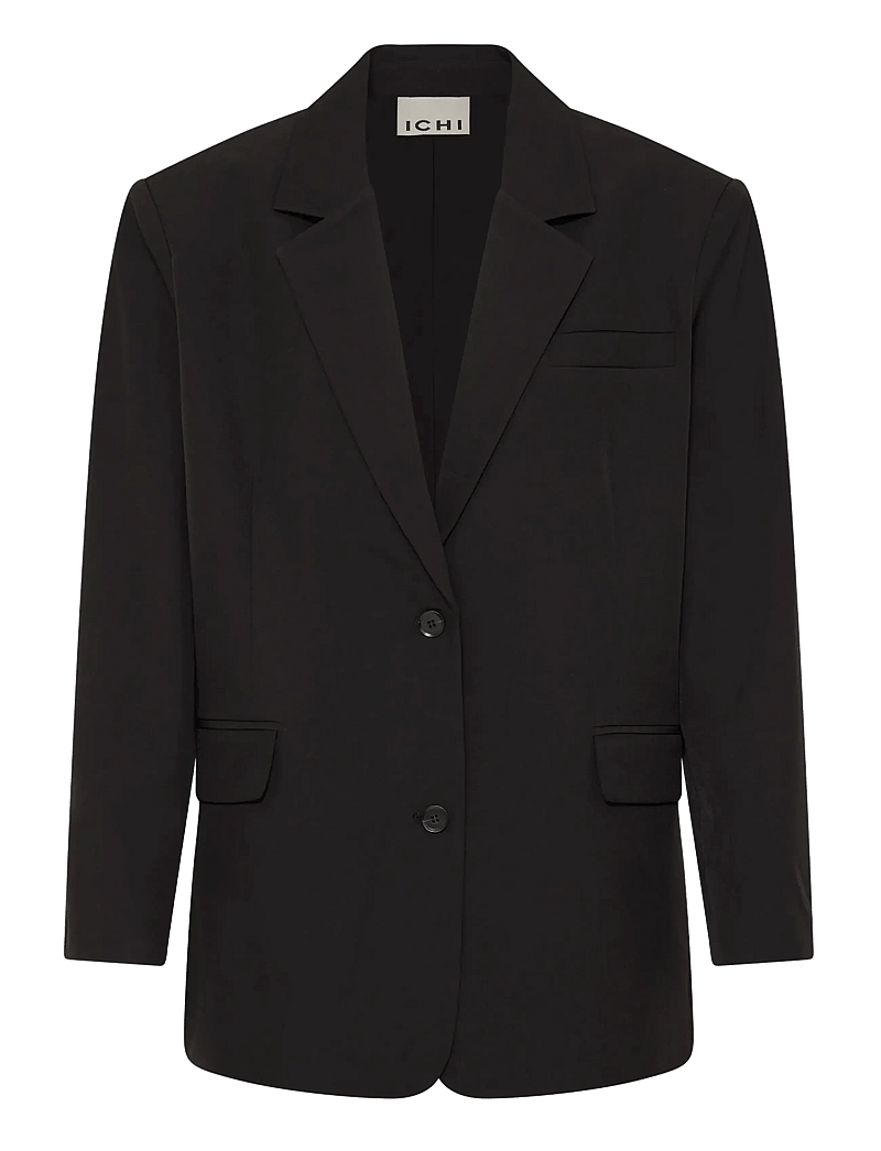 ICHI - IHFAVA OVERSIZE BL - einreihige blazer - black - 1