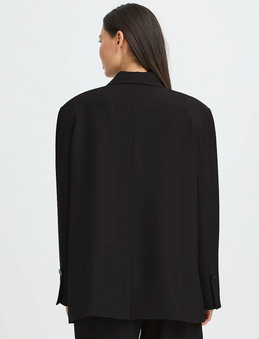 ICHI - IHFAVA OVERSIZE BL - einreihige blazer - black - 5