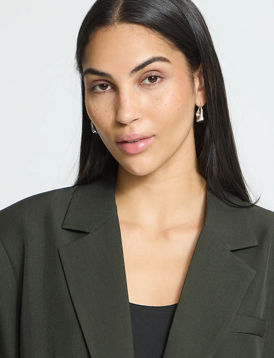 ICHI - IHFAVA OVERSIZE BL - einreihige blazer - rosin melange - 4