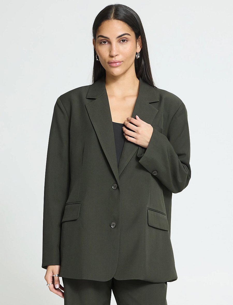 ICHI - IHFAVA OVERSIZE BL - einreihige blazer - rosin melange - 5