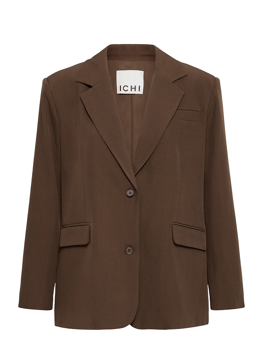 ICHI - IHFAVA OVERSIZE BL - einreihige blazer - slate black melange - 1