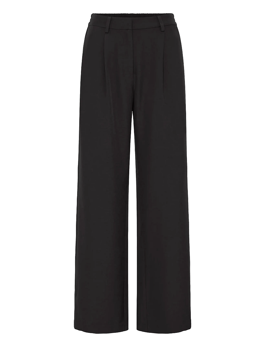 ICHI - IHFAVA WIDE PA - hosen mit weitem bein - black - 1