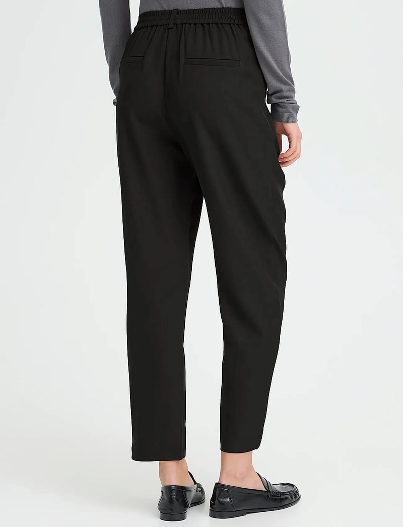 ICHI - IHFAVA ANCLE PA - tailored trousers - black - 5