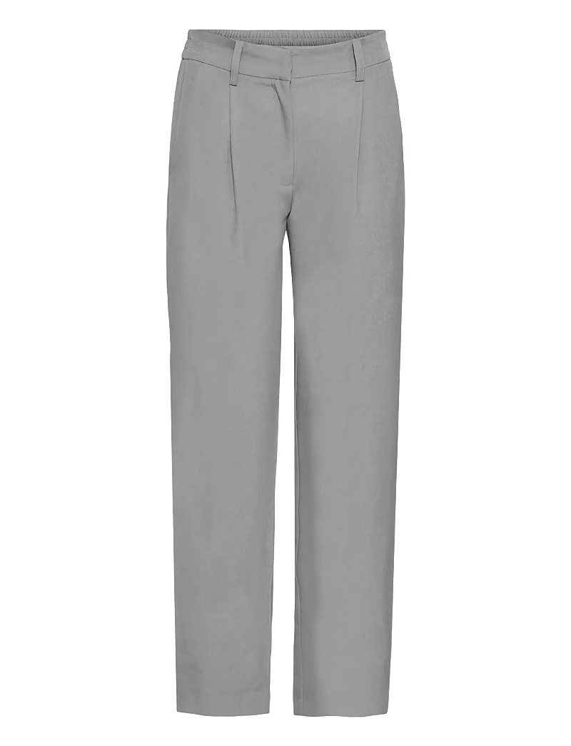ICHI - IHFAVA ANCLE PA - tailored trousers - grey melange - 1