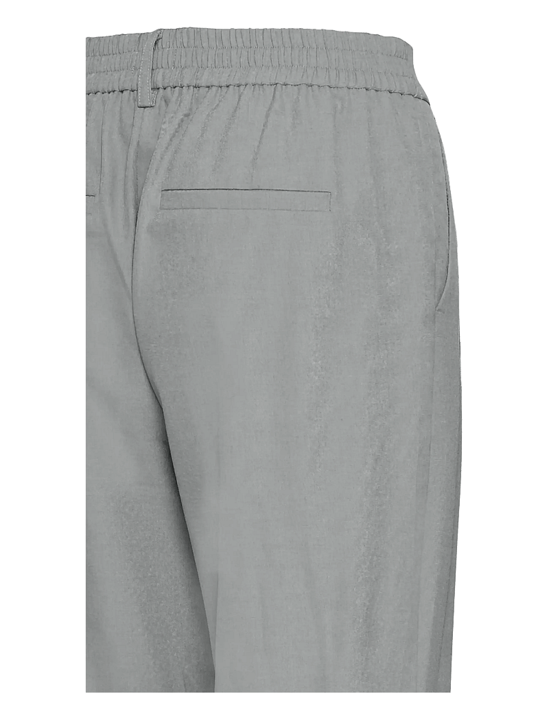 ICHI - IHFAVA ANCLE PA - tailored trousers - grey melange - 3