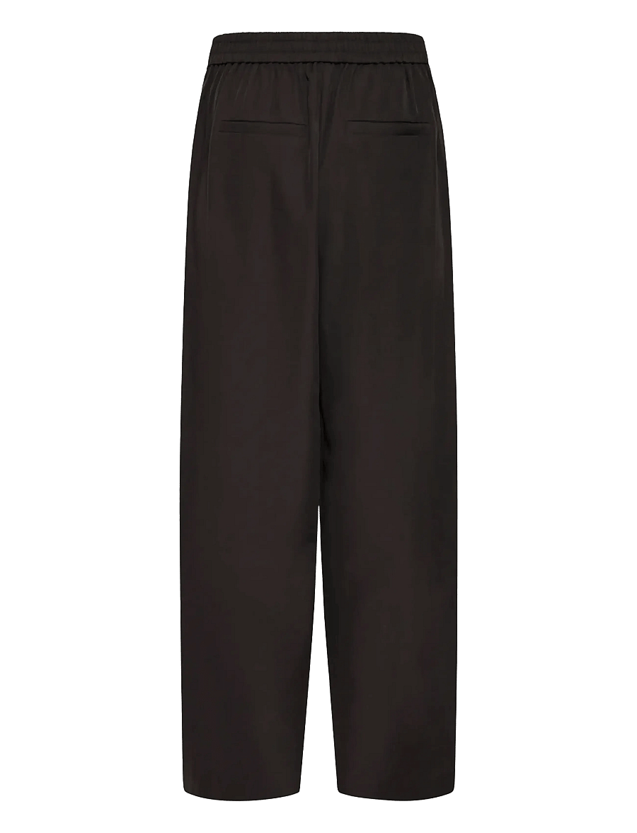 ICHI - IHFAVA BARREL PA - hosen mit geradem bein - black - 2