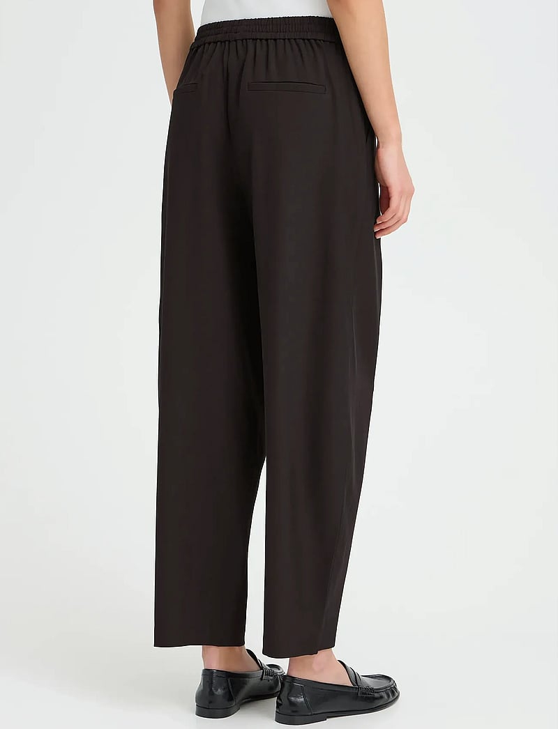 ICHI - IHFAVA BARREL PA - barrel trousers - black - 5