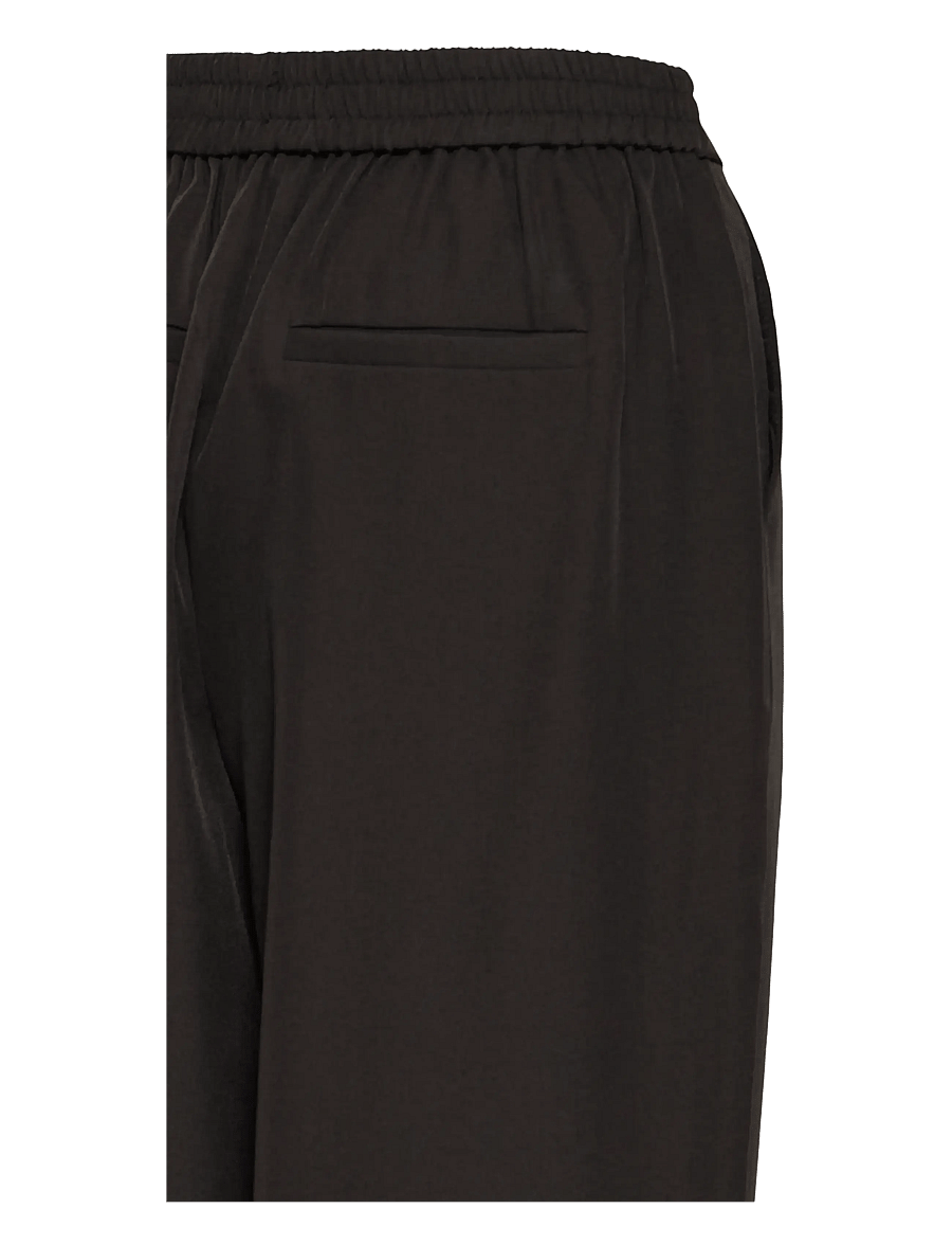 ICHI - IHFAVA BARREL PA - hosen mit geradem bein - black - 3