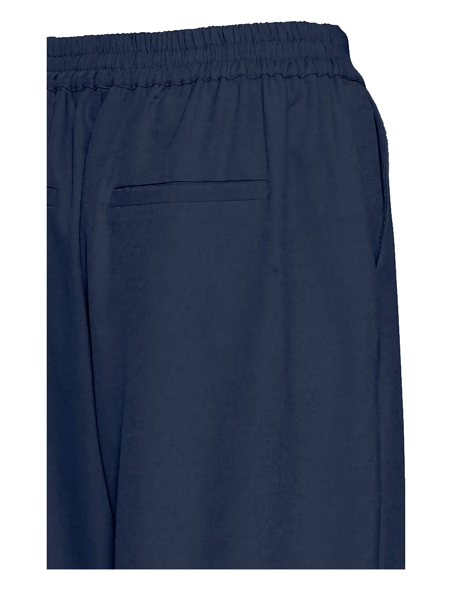 ICHI - IHFAVA BARREL PA - barrel-bukser - dark navy - 3