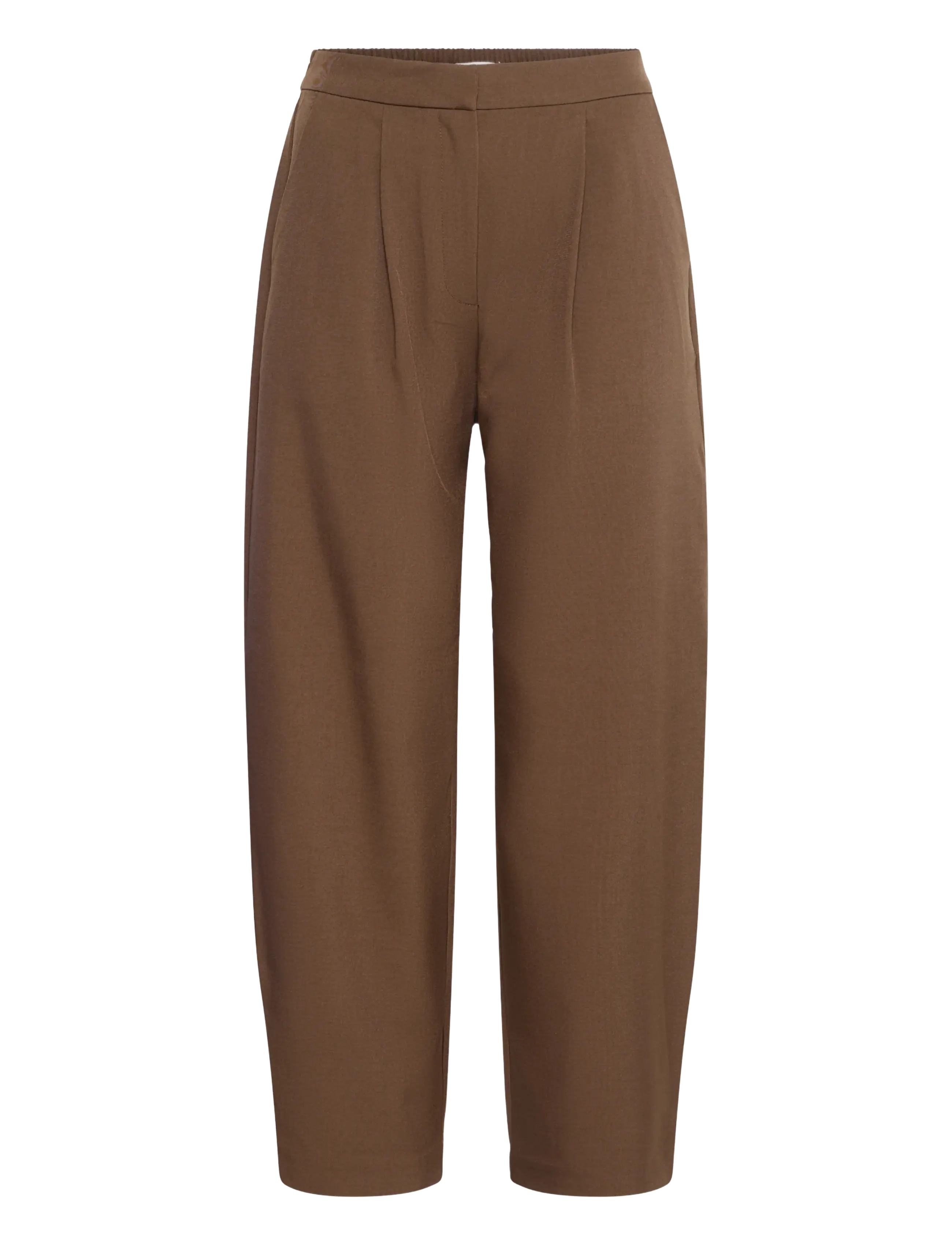 ICHI - IHFAVA BARREL PA - hosen mit geradem bein - slate black melange - 1