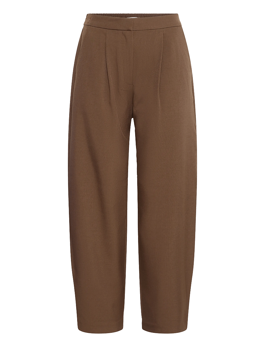 ICHI - IHFAVA BARREL PA - hosen mit geradem bein - slate black melange - 1