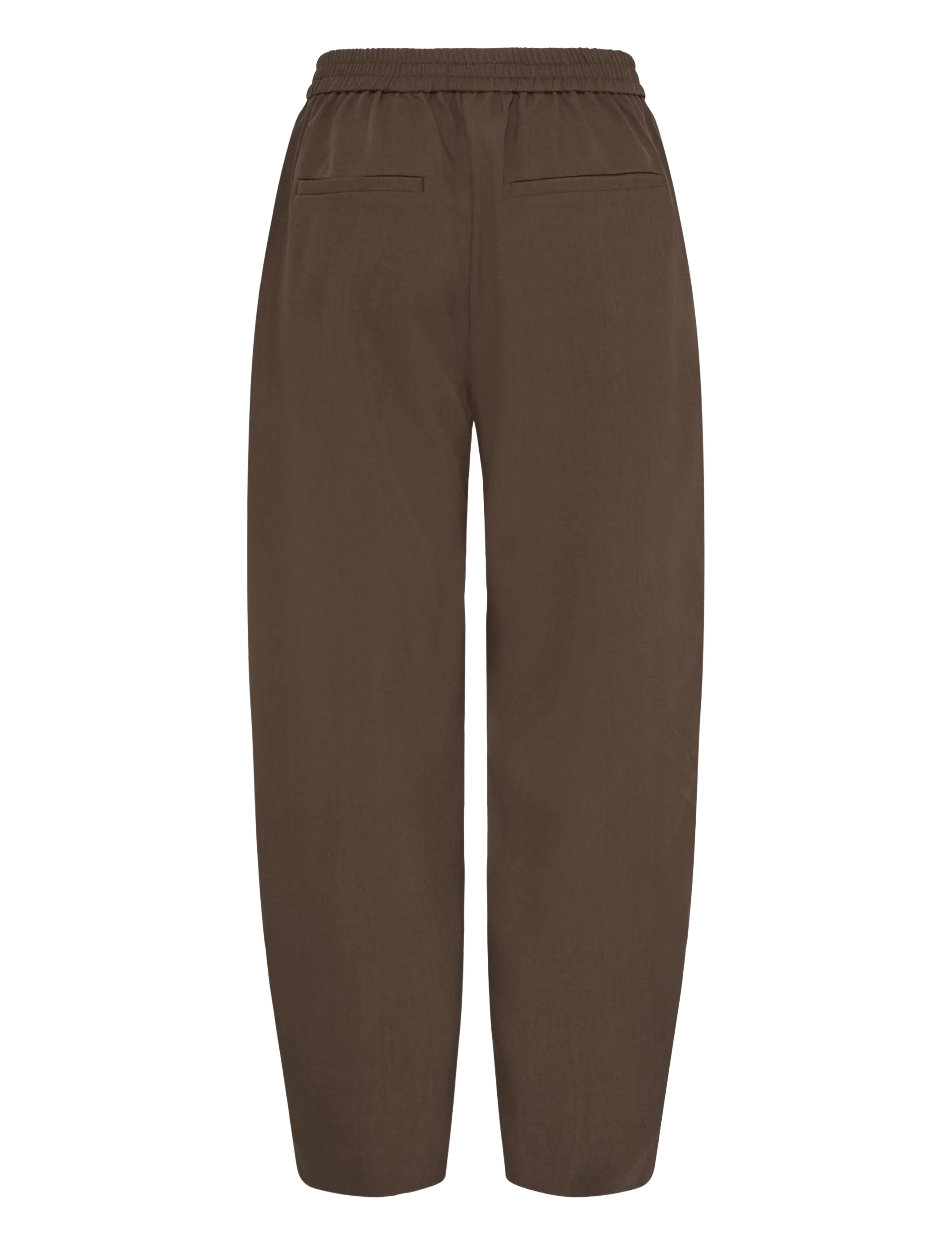 ICHI - IHFAVA BARREL PA - barrel trousers - slate black melange - 2