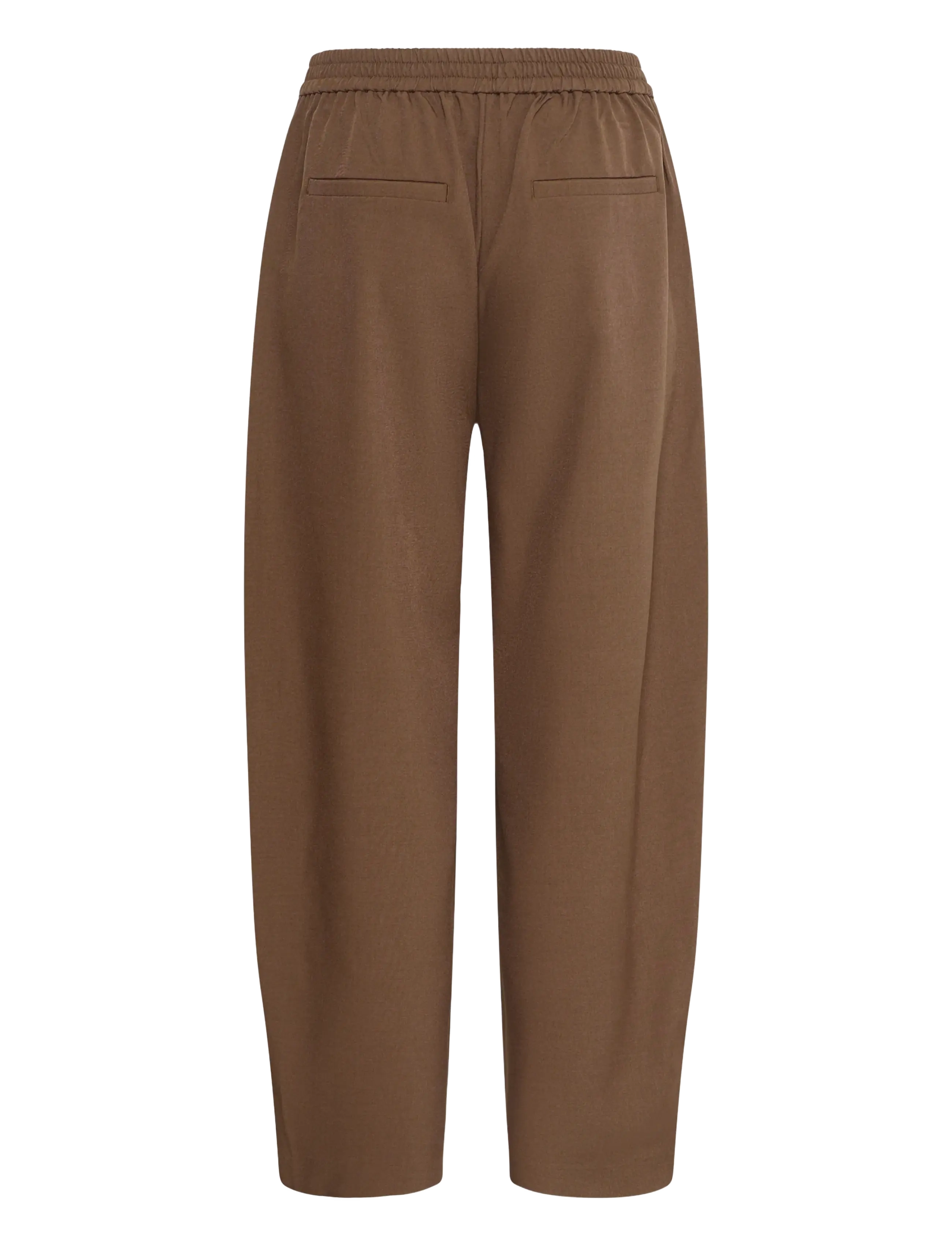 ICHI - IHFAVA BARREL PA - hosen mit geradem bein - slate black melange - 2