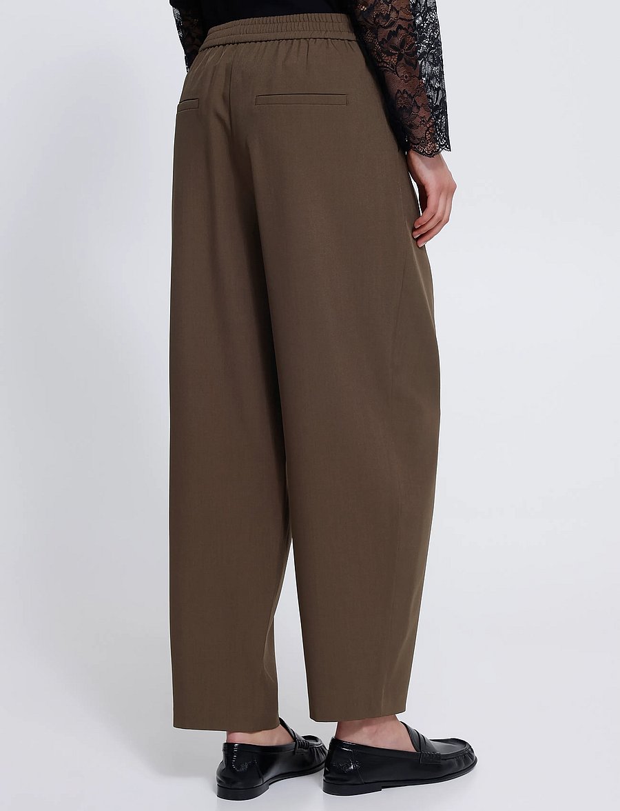 ICHI - IHFAVA BARREL PA - hosen mit geradem bein - slate black melange - 3