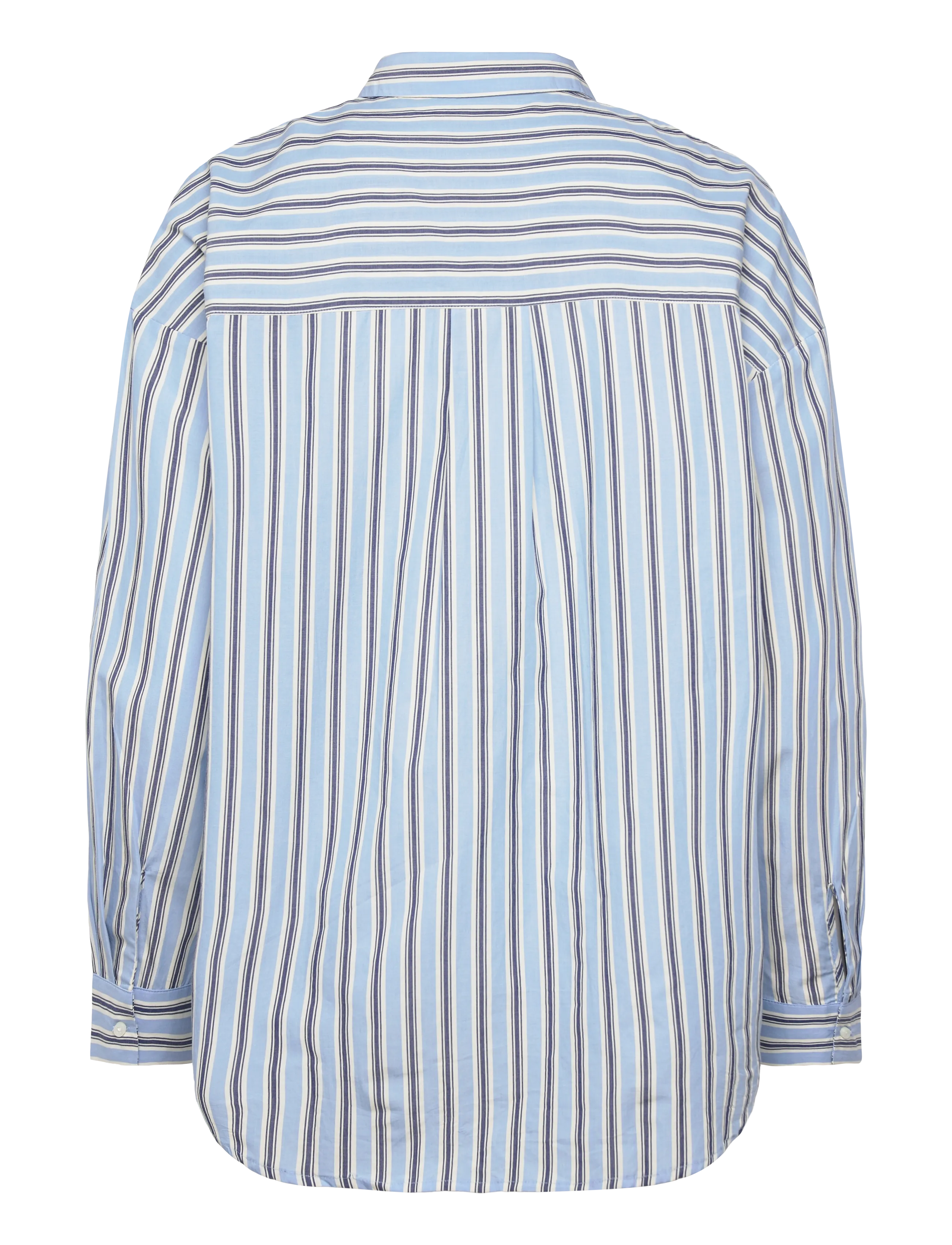 ICHI - IHFLUCA SH2 - pikkade varrukatega särgid - blue stripe - 2