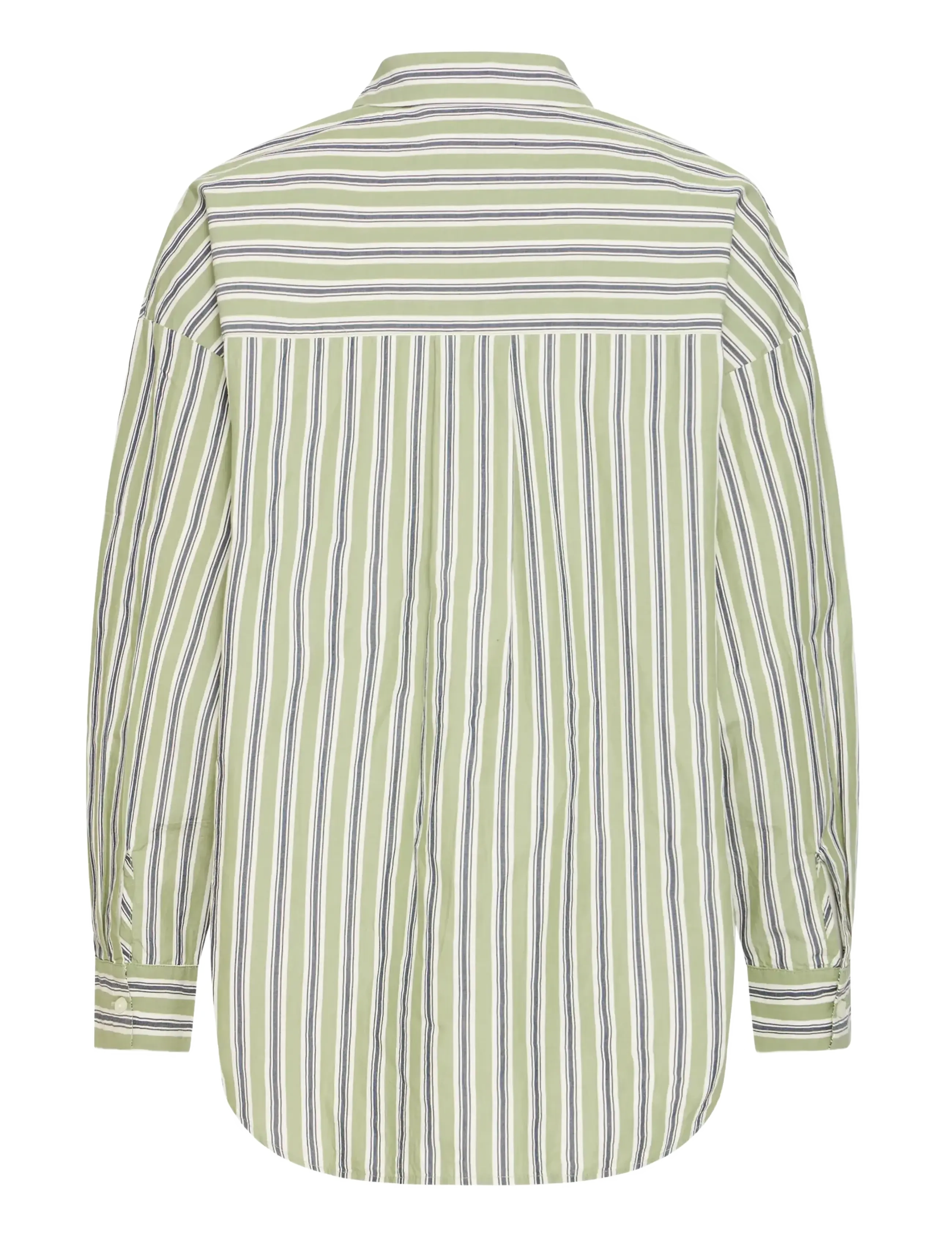 ICHI - IHFLUCA SH2 - langærmede skjorter - green stripe - 2