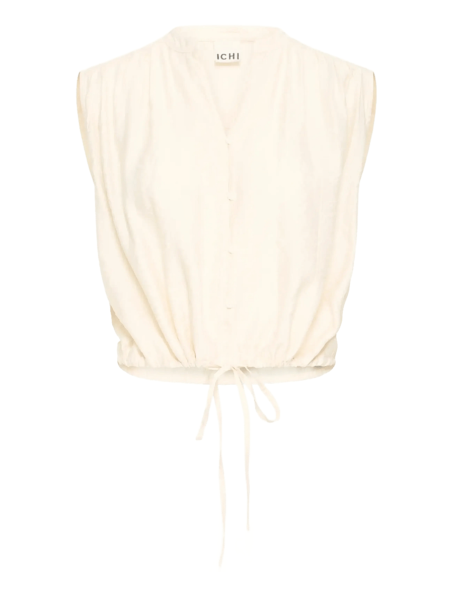 ICHI - IHELVIAS SH - Ärmellose blusen - birch - 1