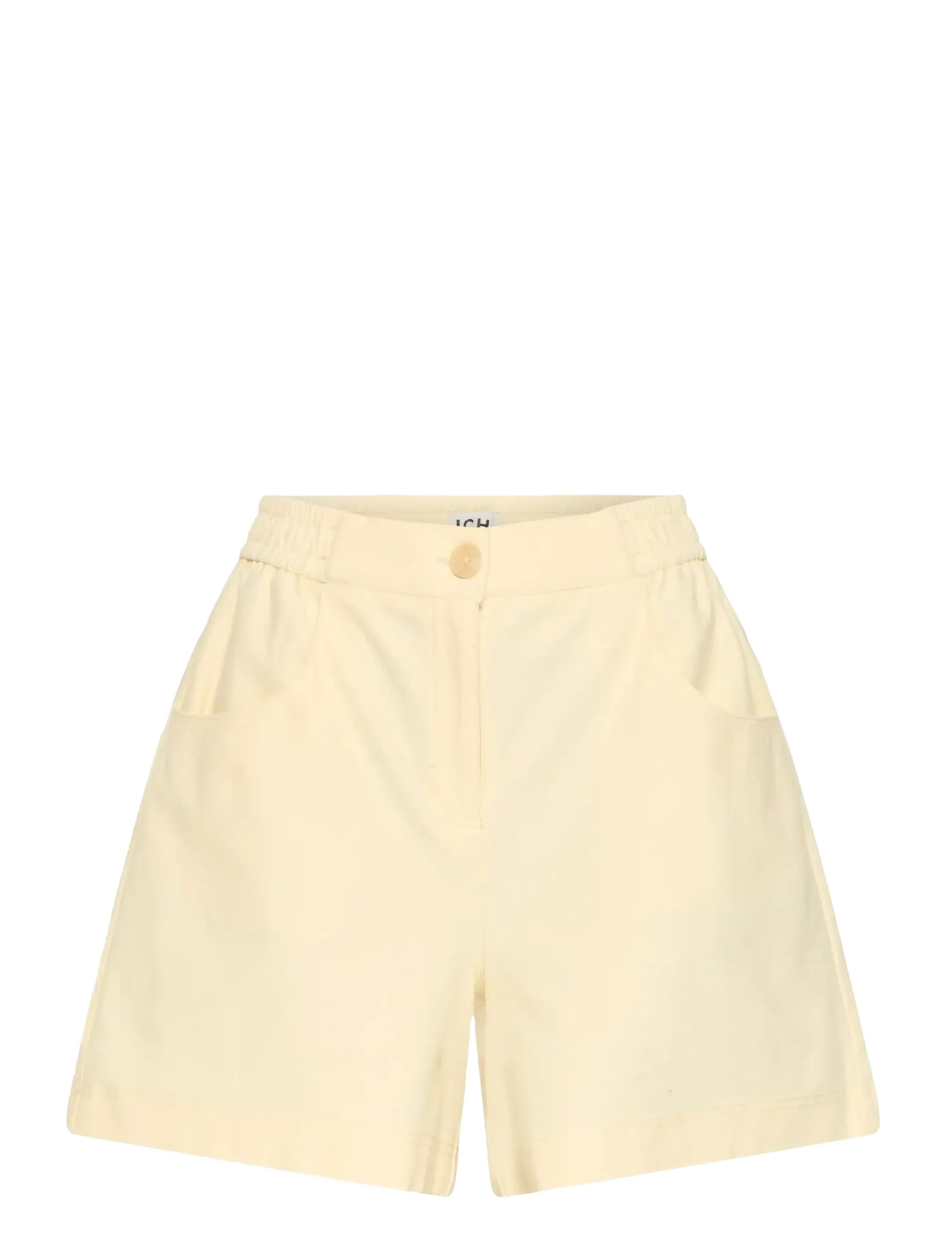 ICHI IHKATE DENIM SHO2 - Jorts - ALMOND OIL / yellow