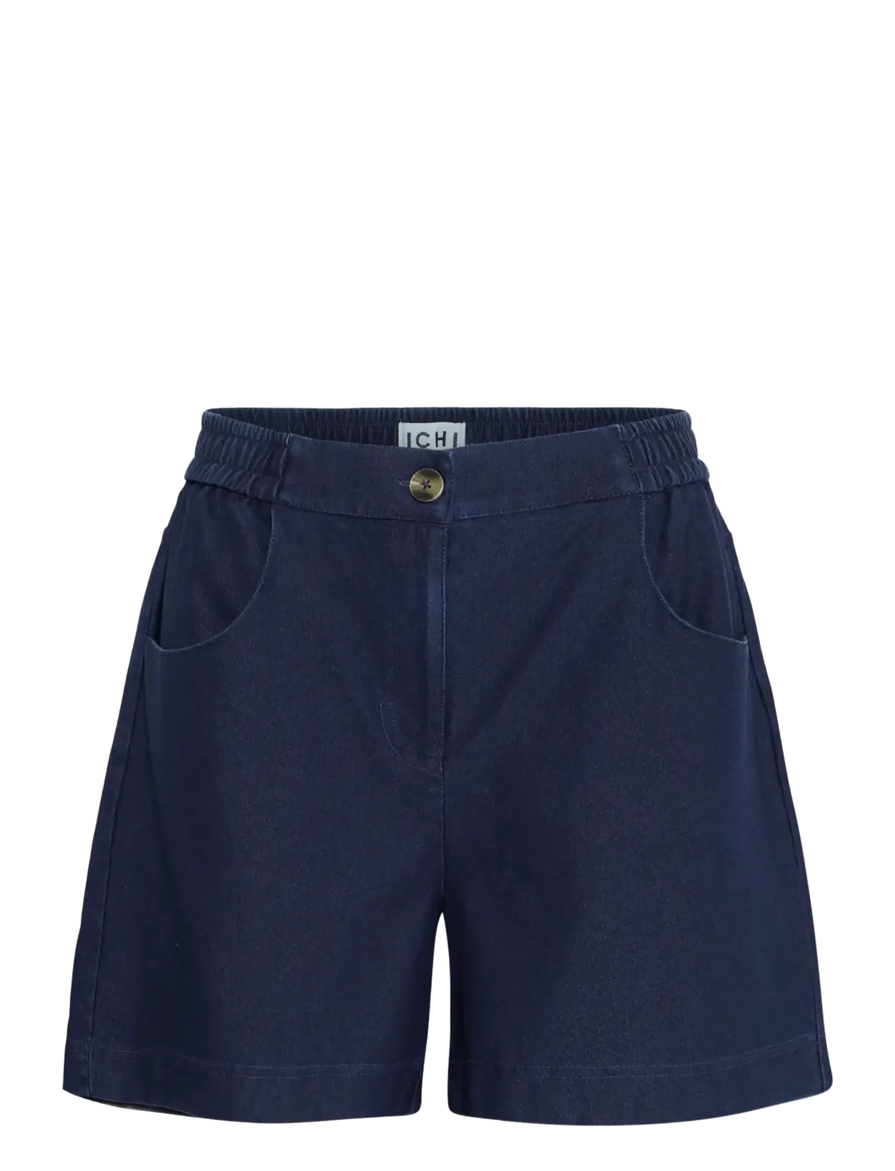 ICHI IHKATE DENIM SHO2 - Džinsa šorti - DARK BLUE / navy