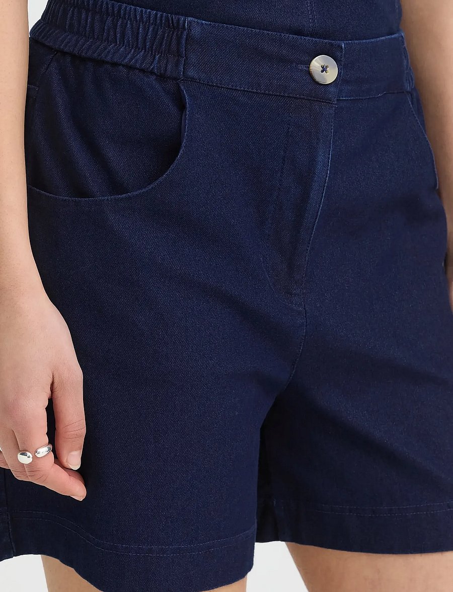 ICHI - IHKATE DENIM SHO2 - lühikesed teksapüksid - dark blue - 0