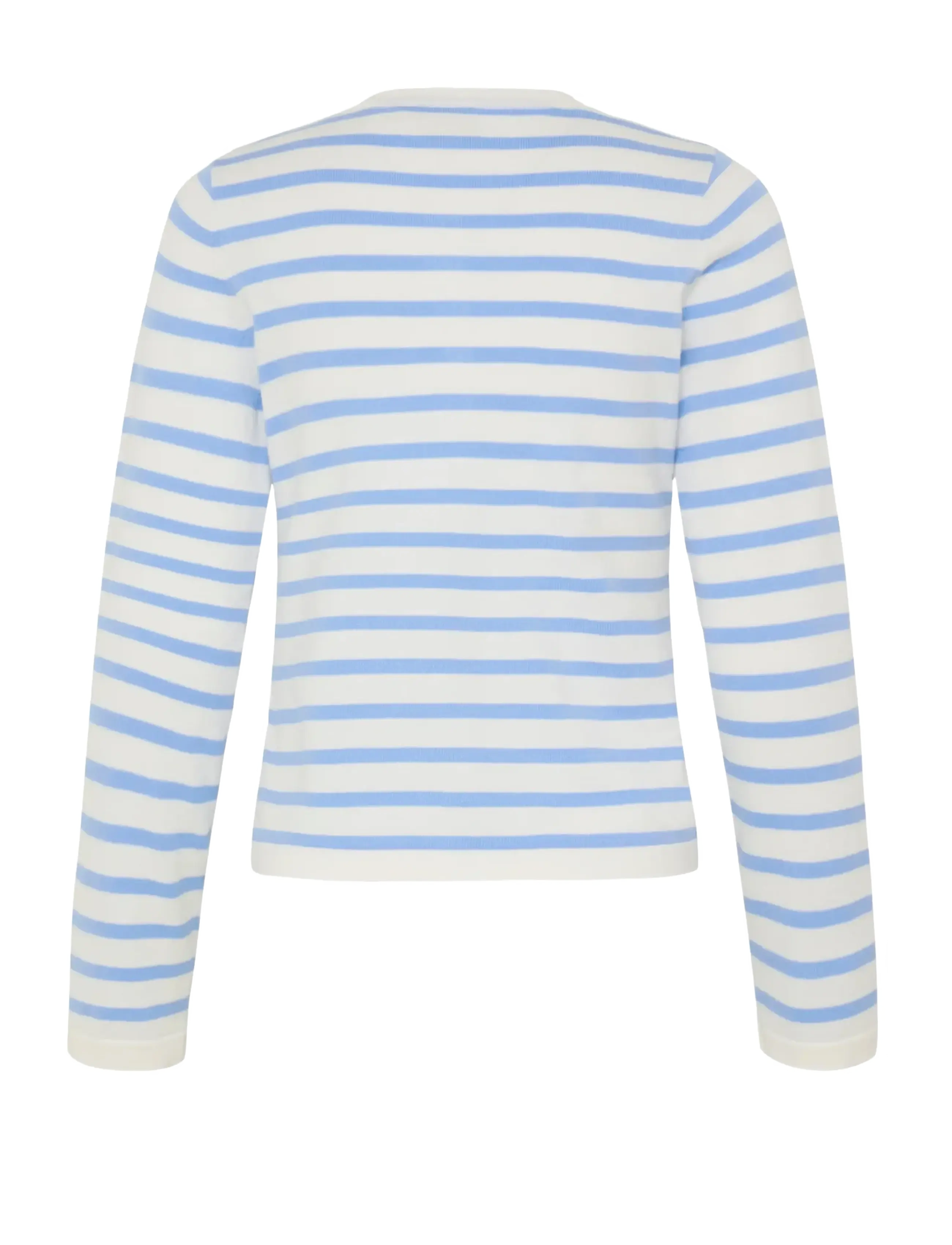 ICHI - IHLULS O-NECK CA - cardigans - small cloud belair stripe - 2