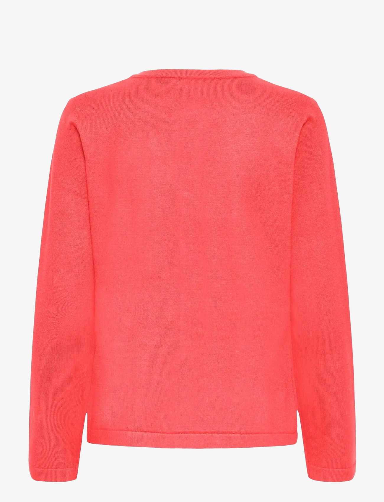 ICHI - IHLULS O-NECK CA - cardigans - teaberry - 2