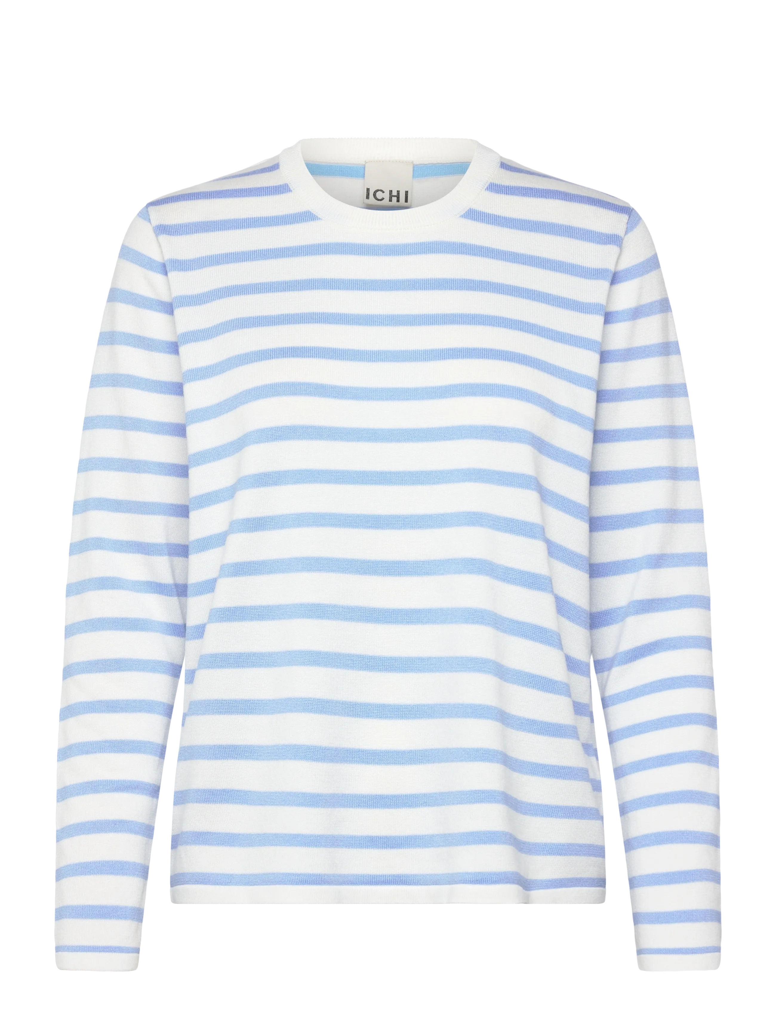 ICHI IHLULS O-NECK LS - ICHI - SMALL CLOUD BELAIR STRIPE / blue