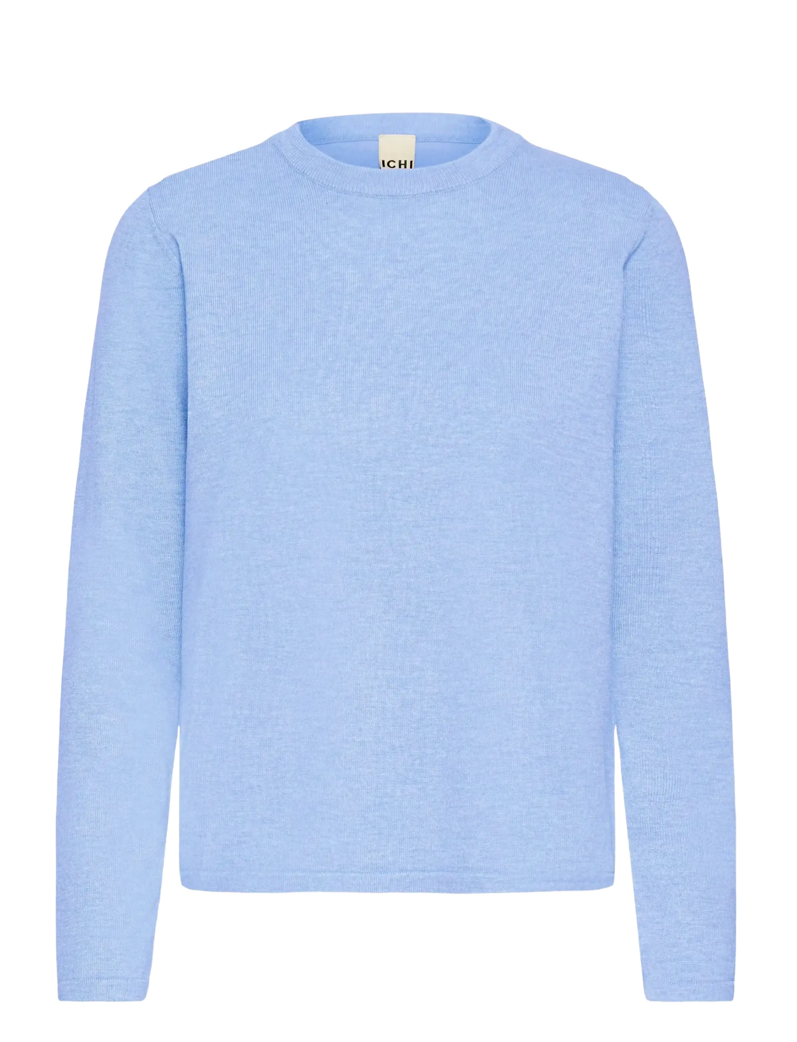 ICHI Ihluls O-Neck Ls Blau - S - Damen