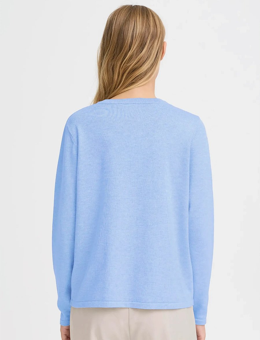 ICHI - IHLULS O-NECK LS - pullover - bel air blue - 3
