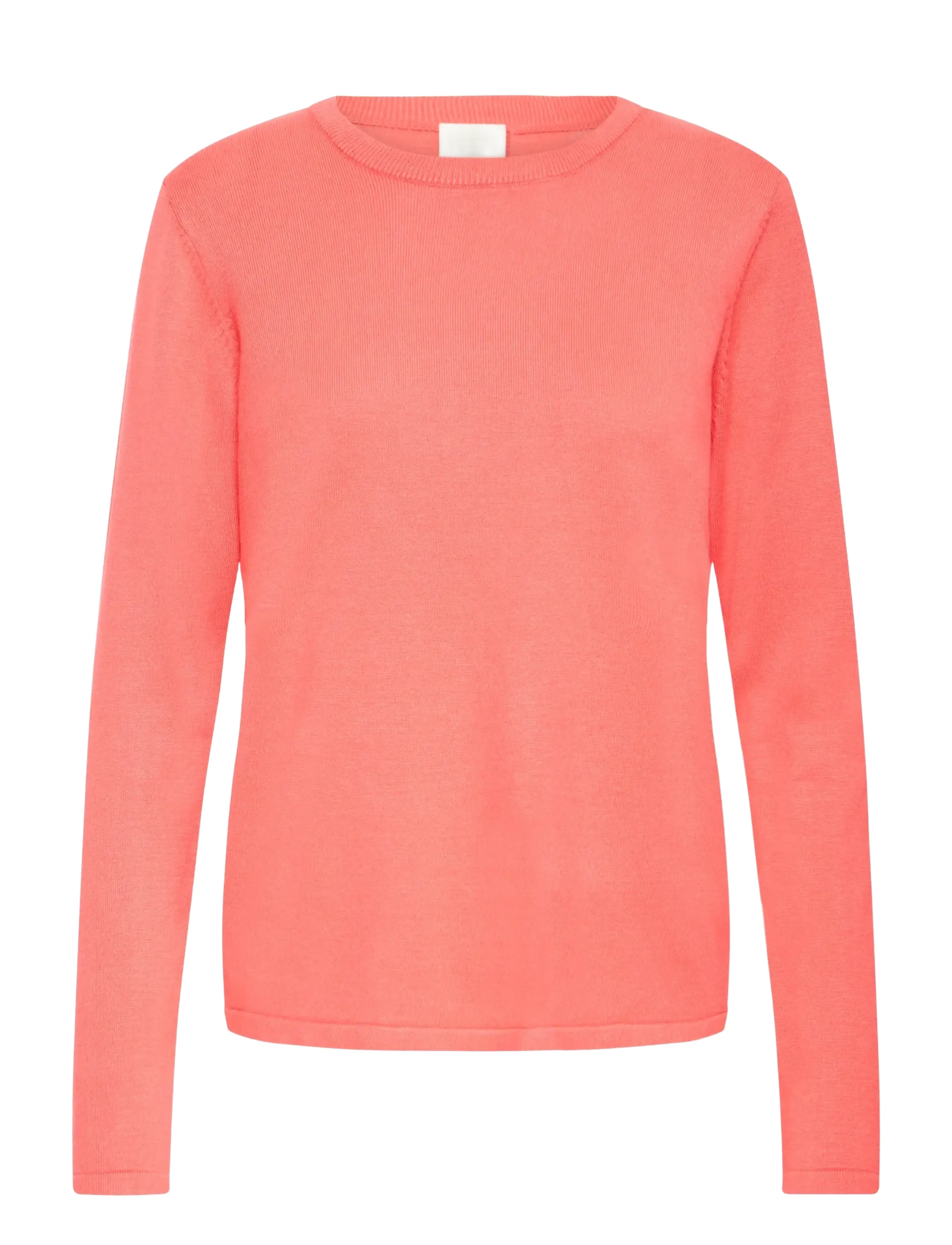 ICHI IHLULS O-NECK LS - Riided - TEABERRY / coral