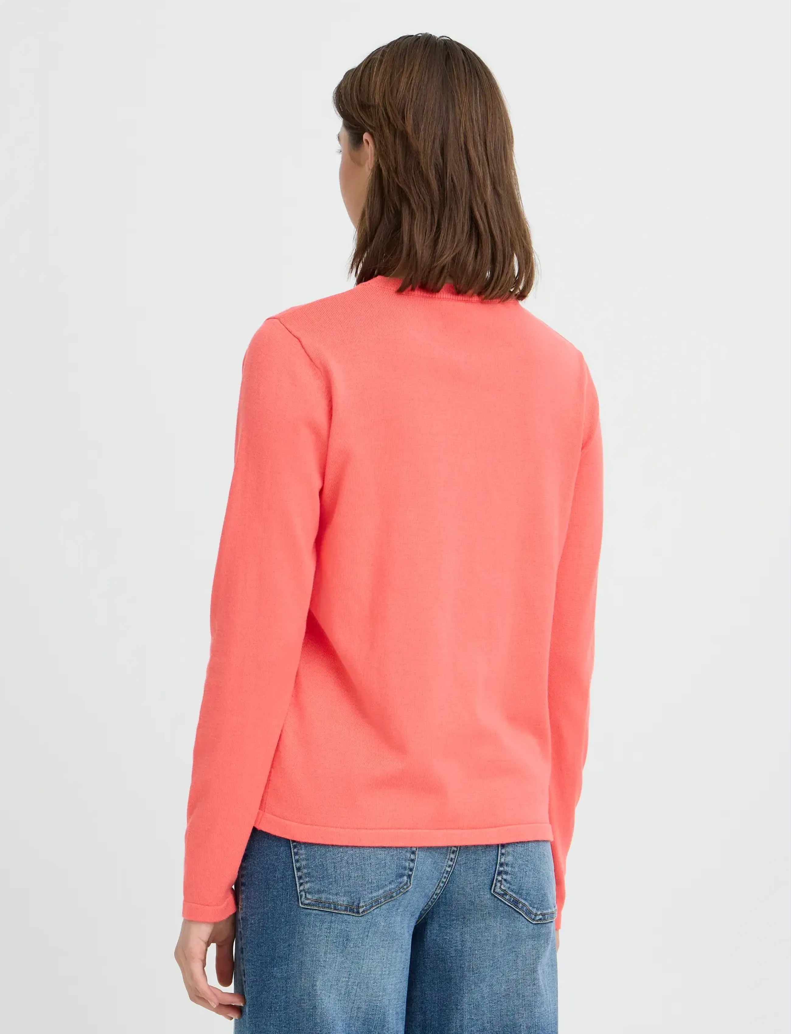 ICHI - IHLULS O-NECK LS - trøjer - teaberry - 5