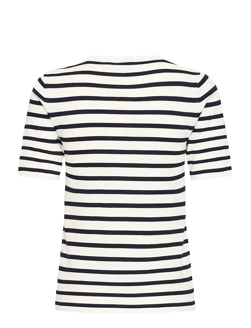 ICHI - IHLULS O-NECK SS - pullover - small white total ec stripe - 2