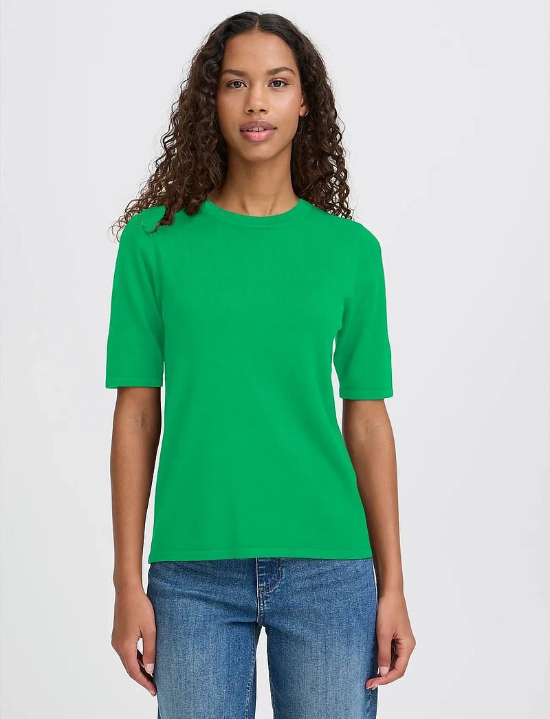 ICHI - IHLULS O-NECK SS - pullover - kelly green - 0