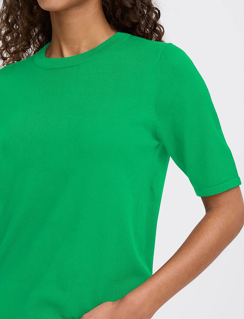 ICHI - IHLULS O-NECK SS - pullover - kelly green - 3